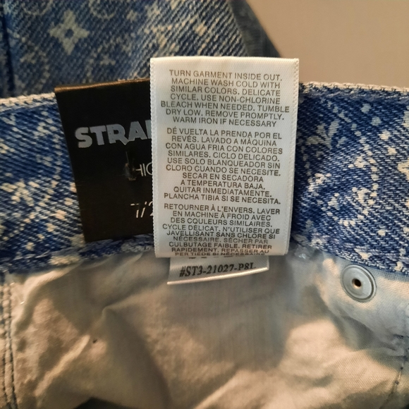 Simple Society Juniors Jeans High Rise Straight Light Wash Crop Size 7/28 Blue - Picture 8 of 8